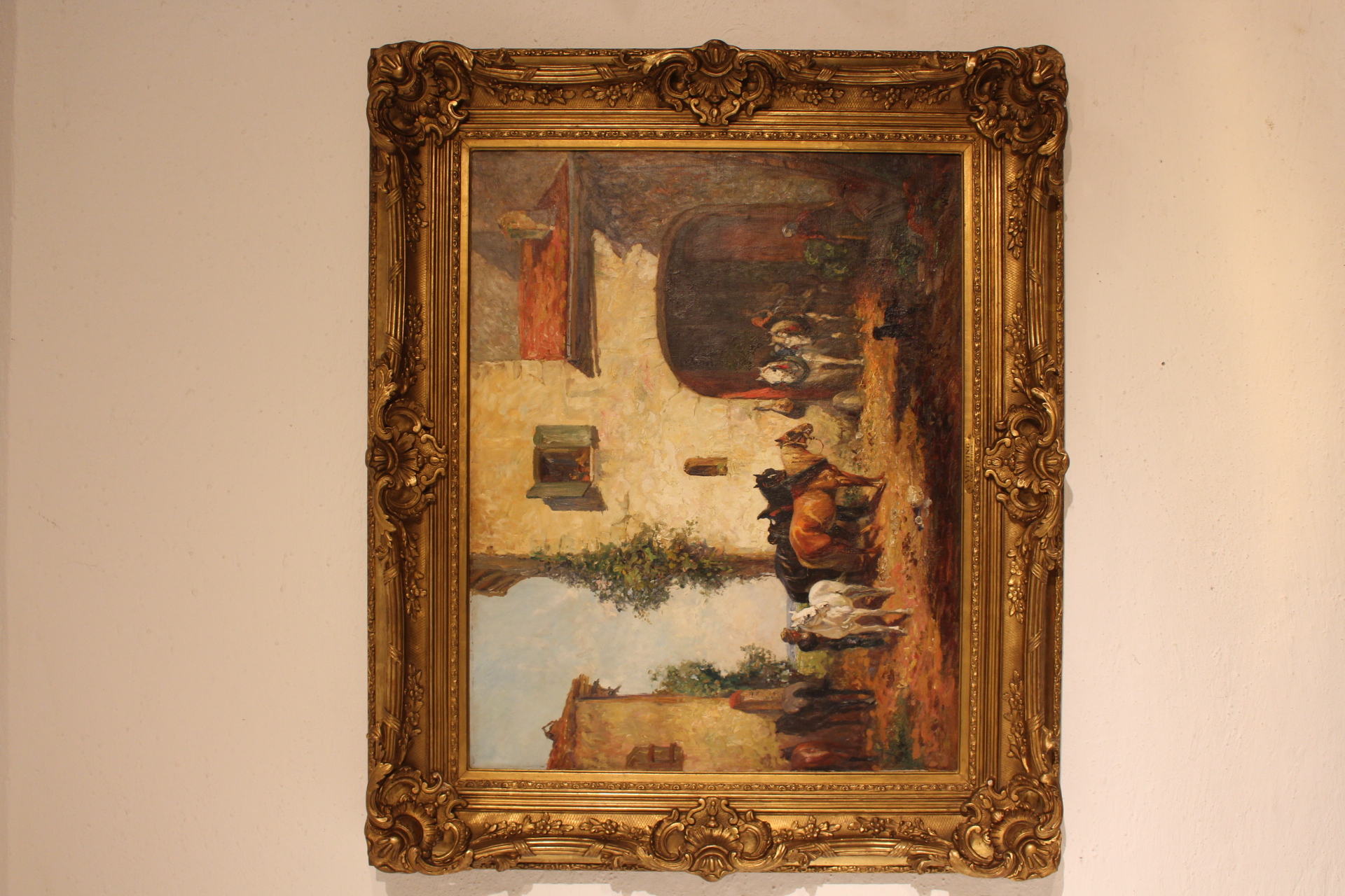 Peinture 19e siècle de Witting