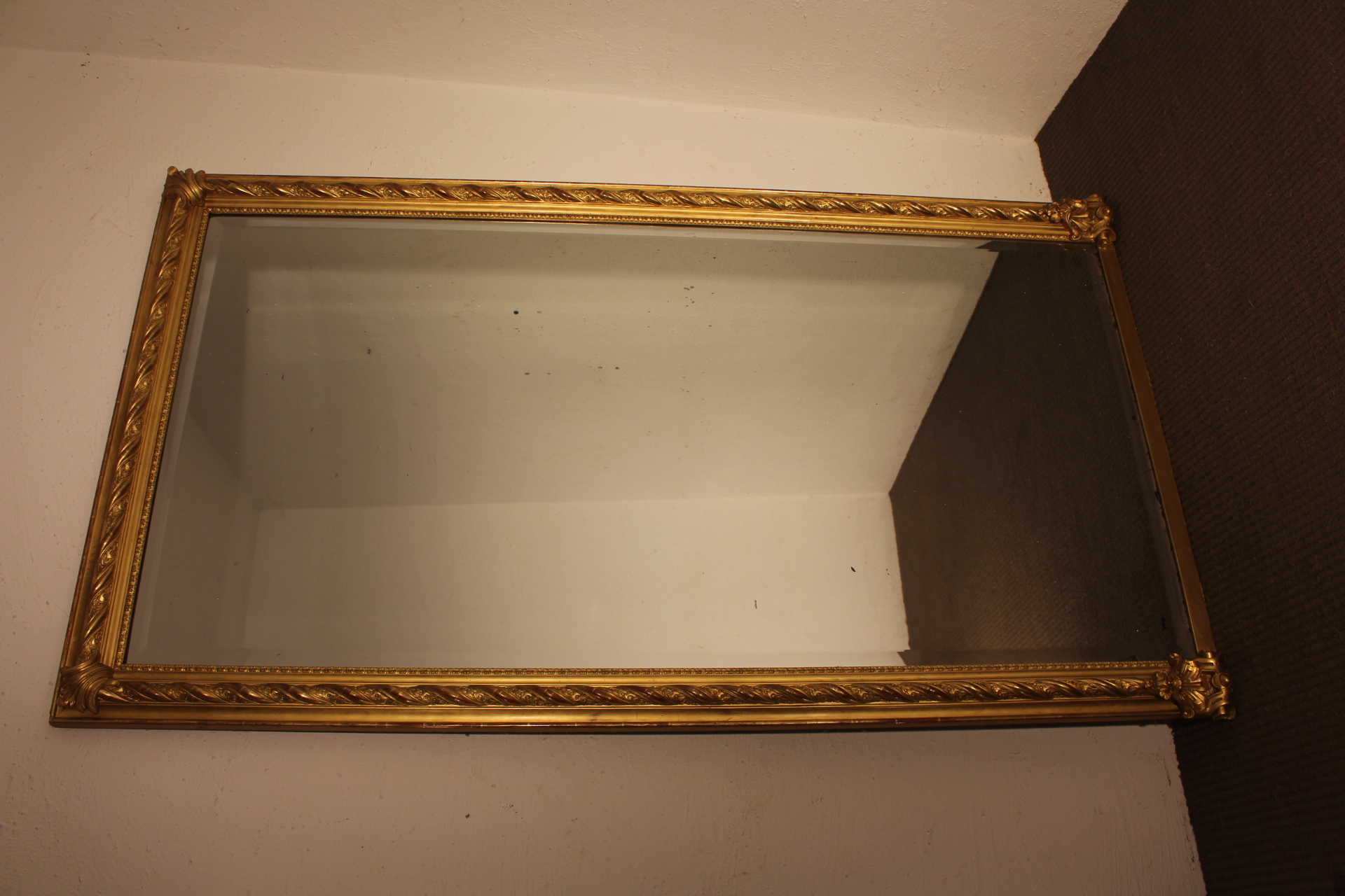 Grand miroir 19e siècle